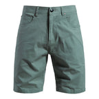 Herren Baumwolle Casual Cargo Shorts Sommer Slim Fit 5-Zoll Straight-Leg Short | ST010 