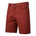 Herren Baumwolle Casual Cargo Shorts Sommer Slim Fit 5-Zoll Straight-Leg Short | ST010 