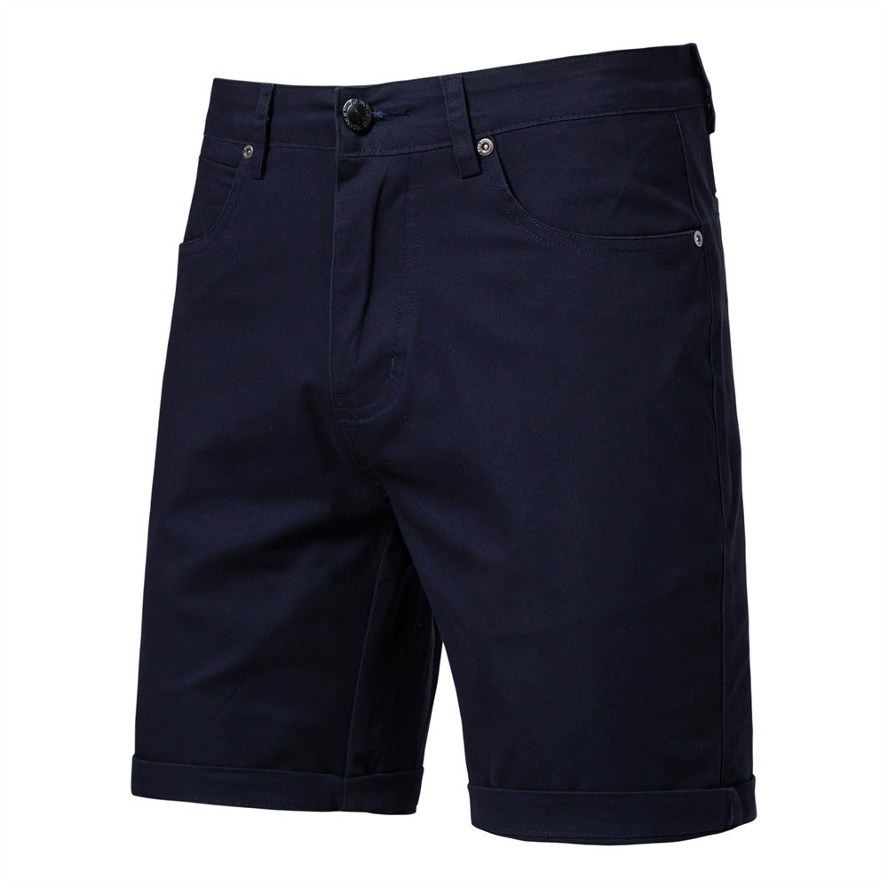Herren Baumwolle Casual Cargo Shorts Sommer Slim Fit 5-Zoll Straight-Leg Short | ST010 