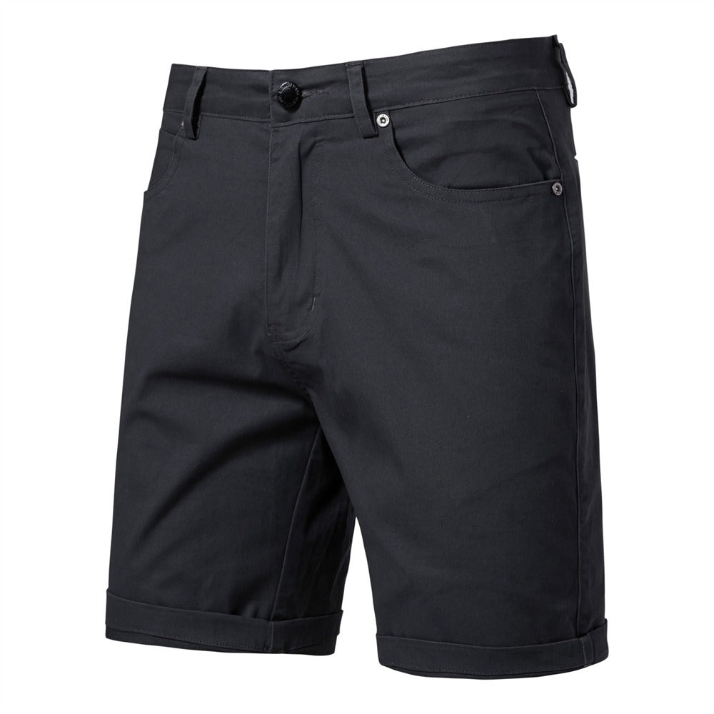 Herren Baumwolle Casual Cargo Shorts Sommer Slim Fit 5-Zoll Straight-Leg Short | ST010 