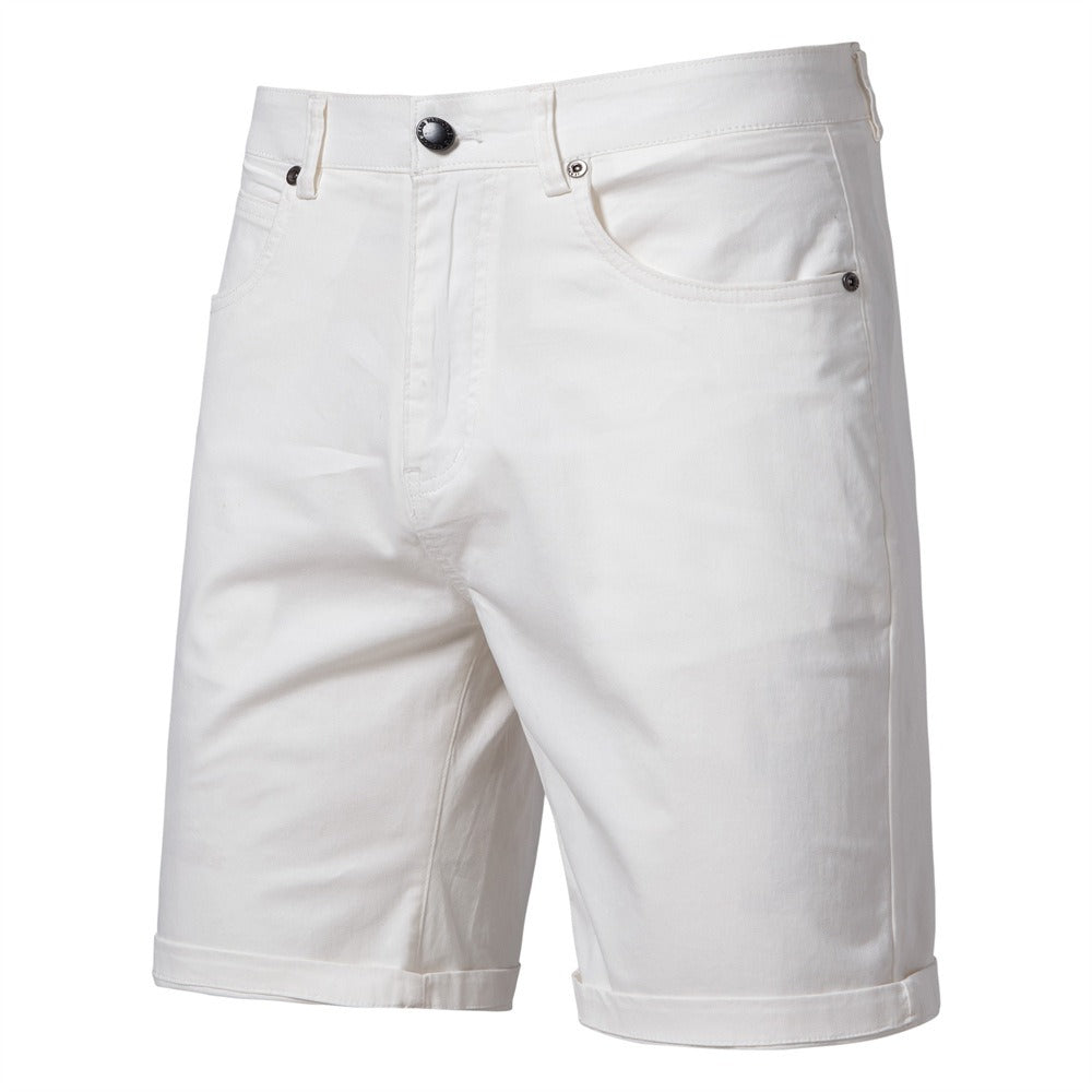 Herren Baumwolle Casual Cargo Shorts Sommer Slim Fit 5-Zoll Straight-Leg Short | ST010 
