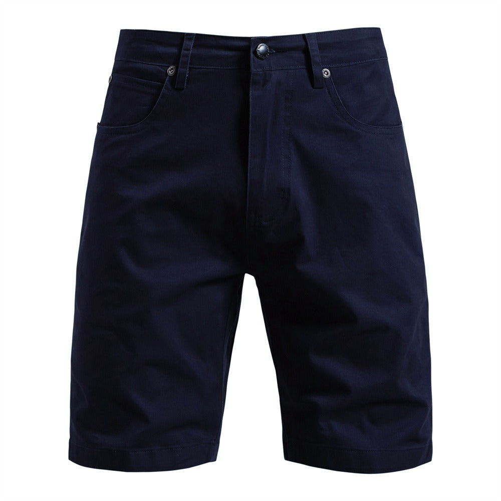 Herren Baumwolle Casual Cargo Shorts Sommer Slim Fit 5-Zoll Straight-Leg Short | ST010 
