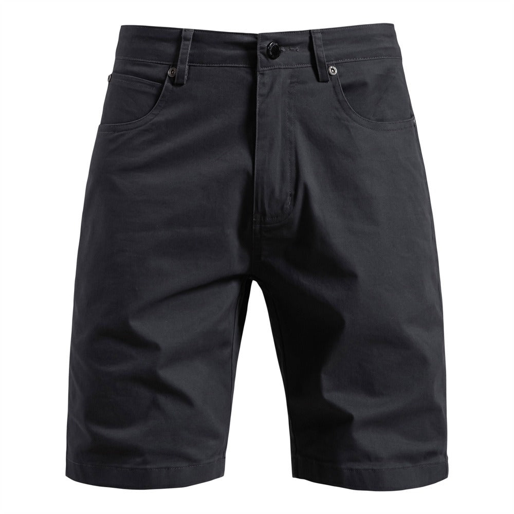 Herren Baumwolle Casual Cargo Shorts Sommer Slim Fit 5-Zoll Straight-Leg Short | ST010 