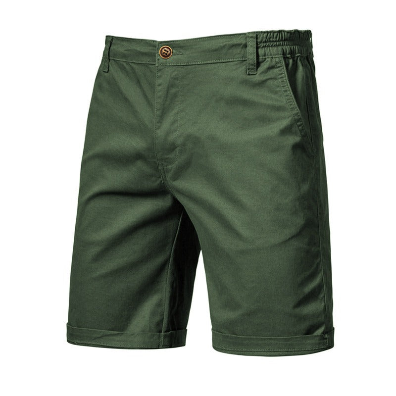 Herren Slim-Fit 5-Inch Cargo Shorts – Lässige Sommershorts aus Baumwolle (Übergrößen) | ST019 