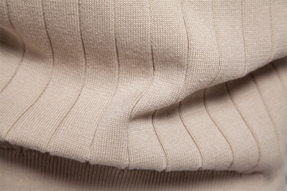 Herren-Strickjacke mit V-Ausschnitt und Farbbesatz – Lässiger, locker sitzender Pullover mit Knöpfen für den Herbst | SW199 