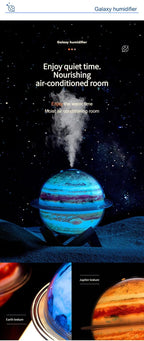 Planet Glow Luftbefeuchter-Set – Diffusoren für ätherische Öle Erde und Jupiter mit LED-Stimmungslicht | SX-E335 