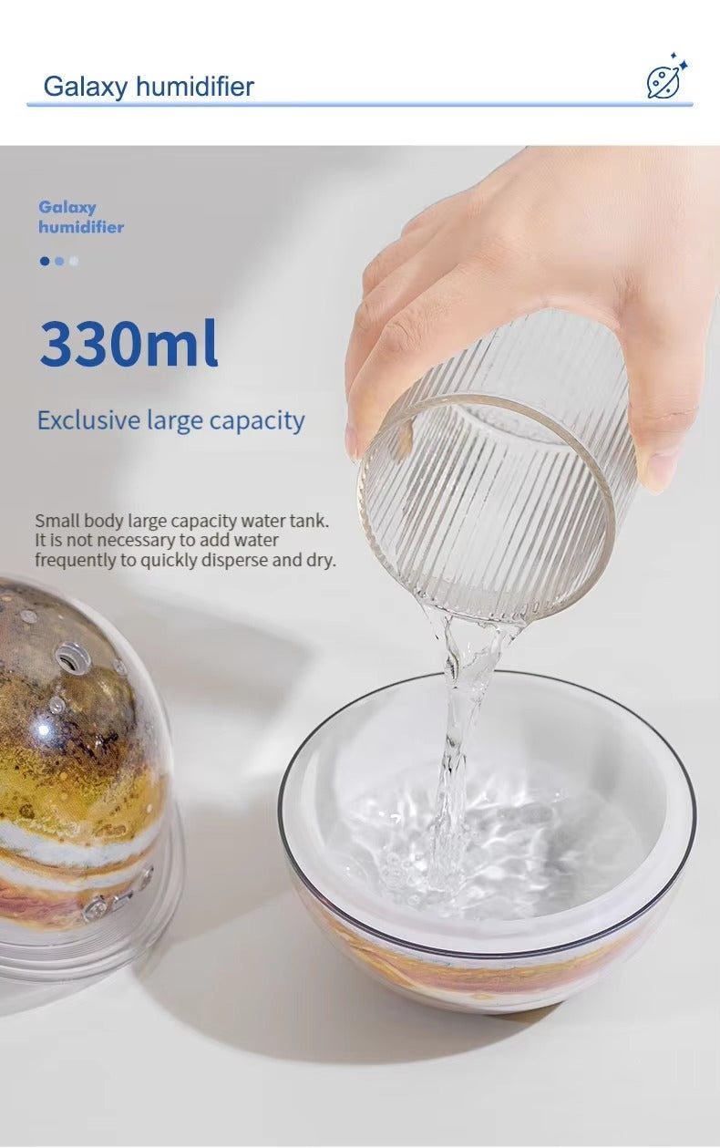 Planet Glow Luftbefeuchter-Set – Diffusoren für ätherische Öle Erde und Jupiter mit LED-Stimmungslicht | SX-E335 