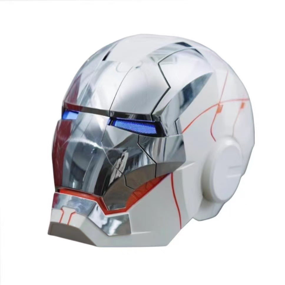 Iron Man MK5 Helmet 1:1 Wearable Collectible with Voice Control & LED Light-Up System | JARVIS Interactive Cosplay Prop