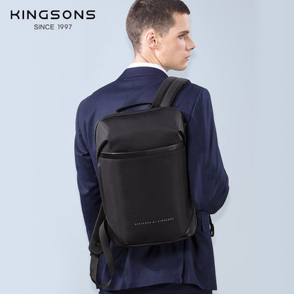 Kingsons Slim Business Rucksack – Wasserdicht, Diebstahlsicher, Laptoptasche | 3210 
