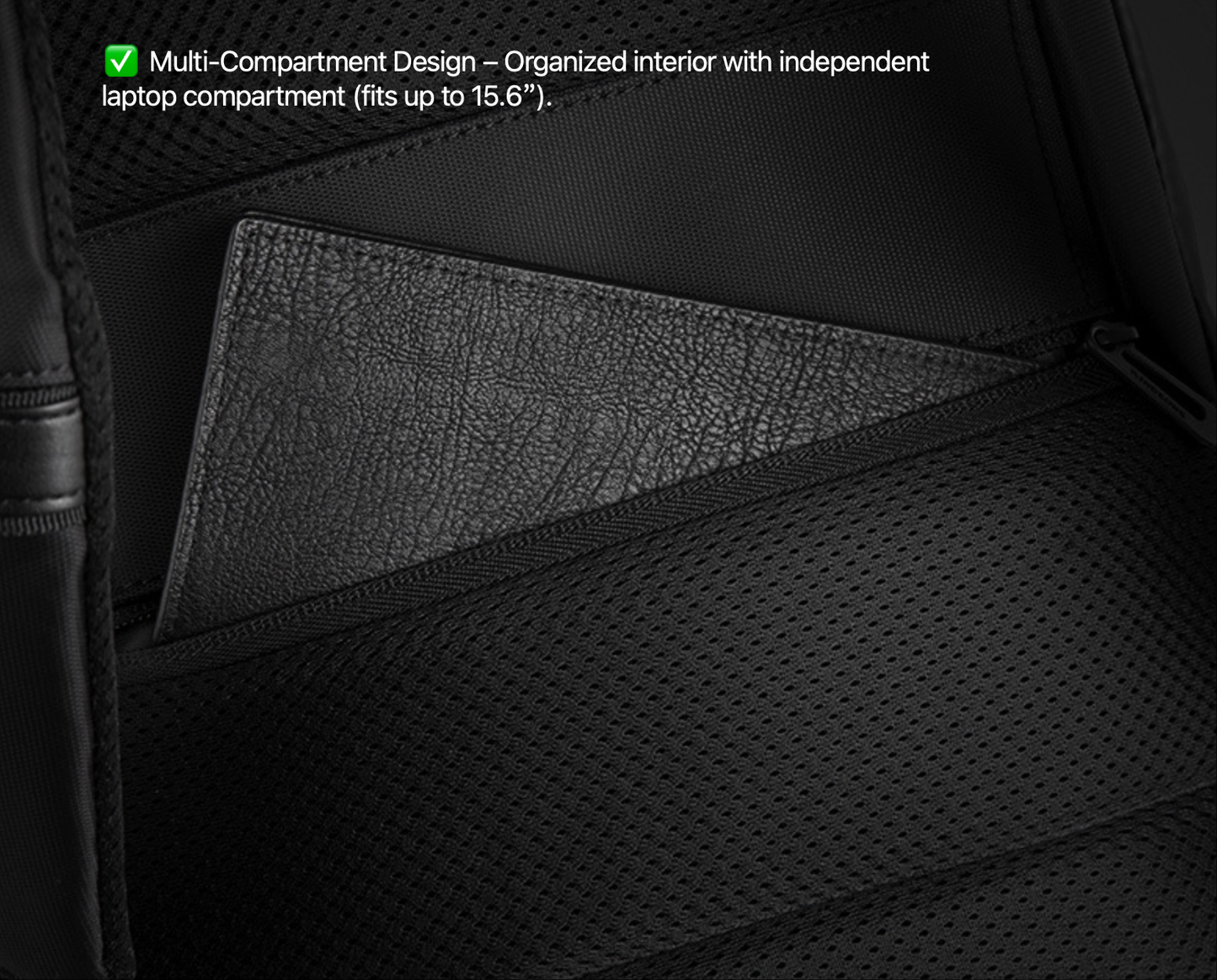 Kingsons Slim Business Rucksack – Wasserdicht, Diebstahlsicher, Laptoptasche | 3210 