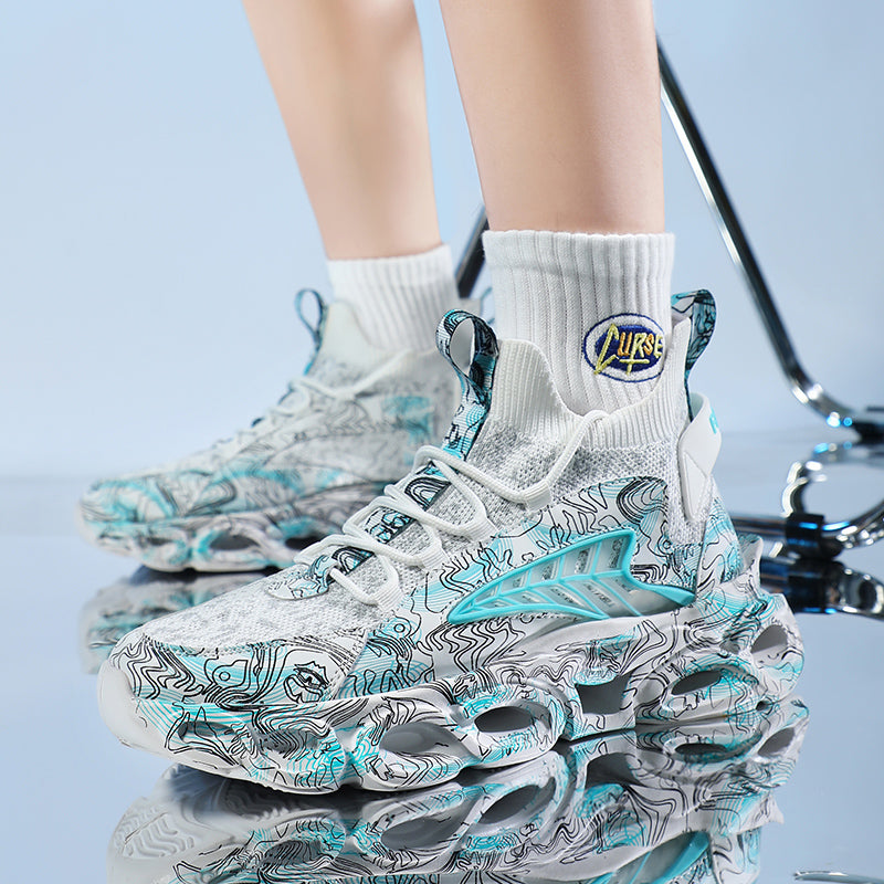 Herren Flyknit Sports AIRMAX Schuhe Atmungsaktive Blade Laufschuhe mit trendigem Mesh-Design | 2188