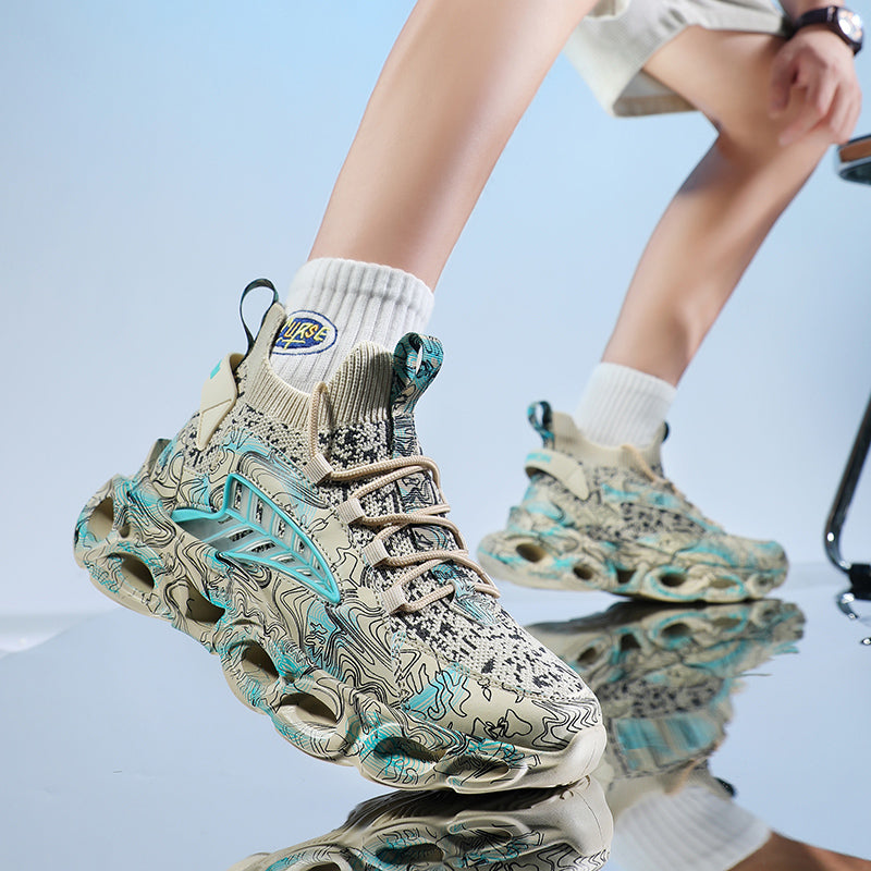 Herren Flyknit Sports AIRMAX Schuhe Atmungsaktive Blade Laufschuhe mit trendigem Mesh-Design | 2188