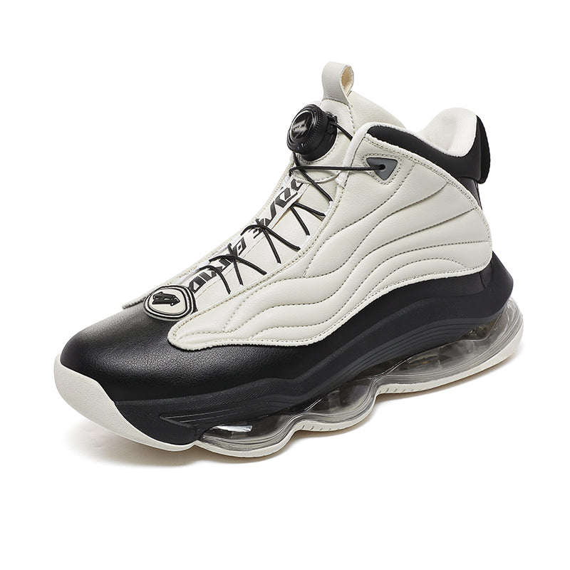 Herren High-Top Basketballschuhe mit Drehriemen &amp; Luftpolster – Street Sport Sneakers | A329 