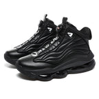 Herren High-Top Basketballschuhe mit Drehriemen &amp; Luftpolster – Street Sport Sneakers | A329 