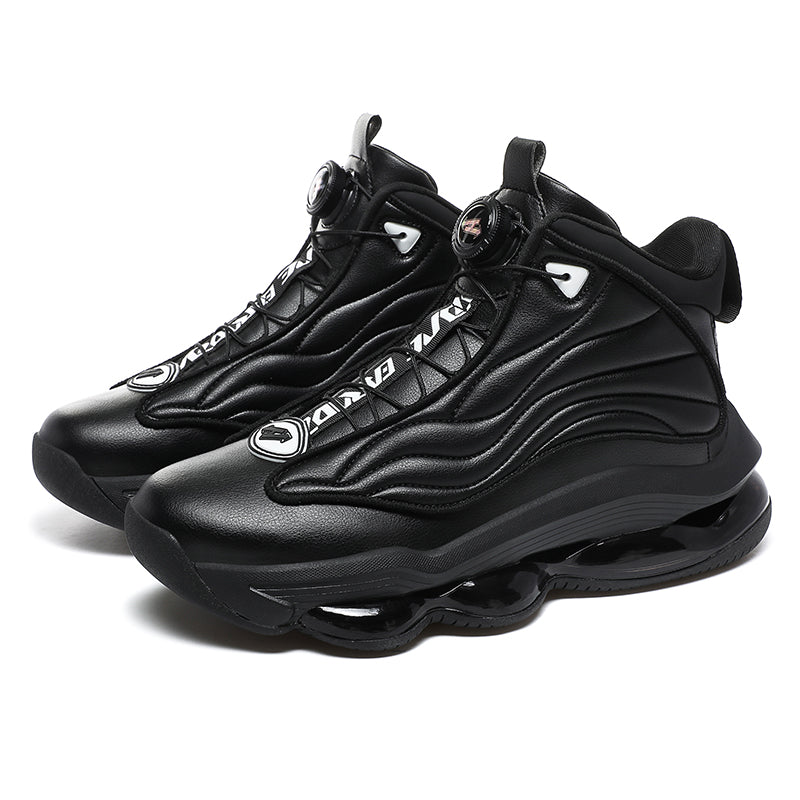 Herren High-Top Basketballschuhe mit Drehriemen &amp; Luftpolster – Street Sport Sneakers | A329 