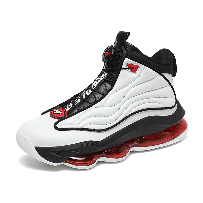 Herren High-Top Basketballschuhe mit Drehriemen &amp; Luftpolster – Street Sport Sneakers | A329 