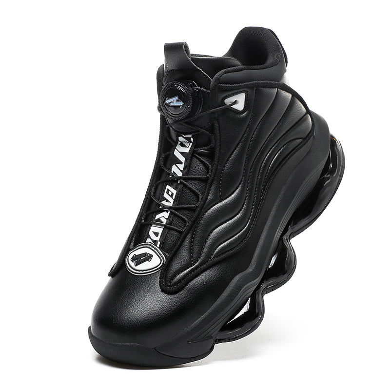 Herren High-Top Basketballschuhe mit Drehriemen &amp; Luftpolster – Street Sport Sneakers | A329 