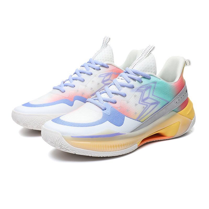 Bunte, fliegende, gewebte Basketball-Sneaker für Herren, hochelastisch, atmungsaktiv, Laufschuhe | 6805