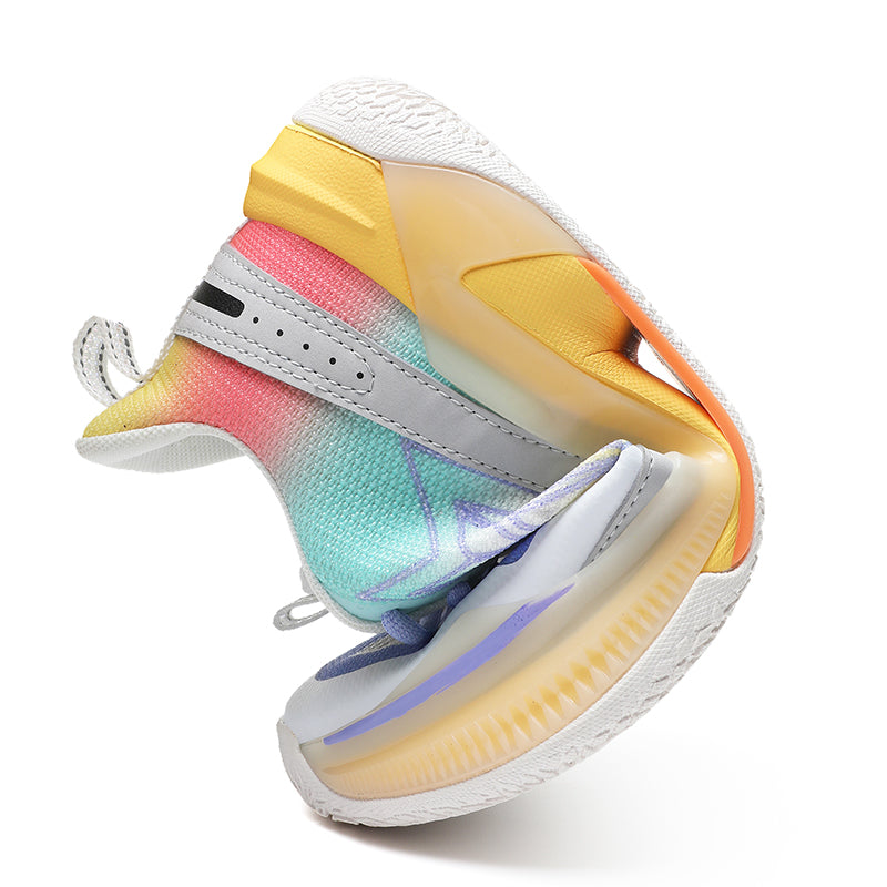 Bunte, fliegende, gewebte Basketball-Sneaker für Herren, hochelastisch, atmungsaktiv, Laufschuhe | 6805