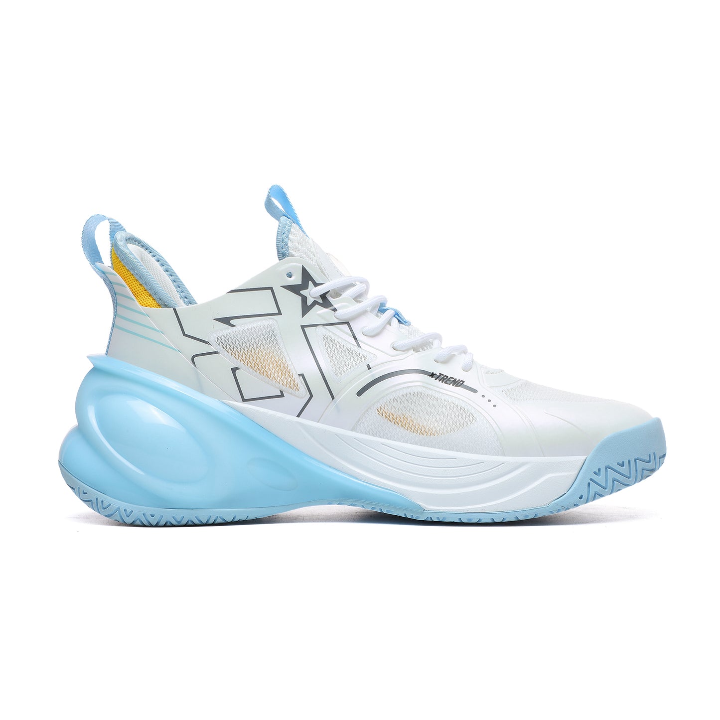 Hochleistungs-Basketballschuhe für Herren – Nahtlose Strick-Court-Sneaker | A500 