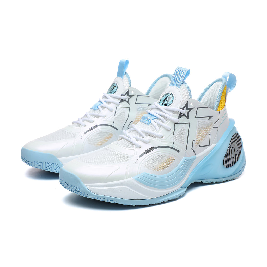 Hochleistungs-Basketballschuhe für Herren – Nahtlose Strick-Court-Sneaker | A500 