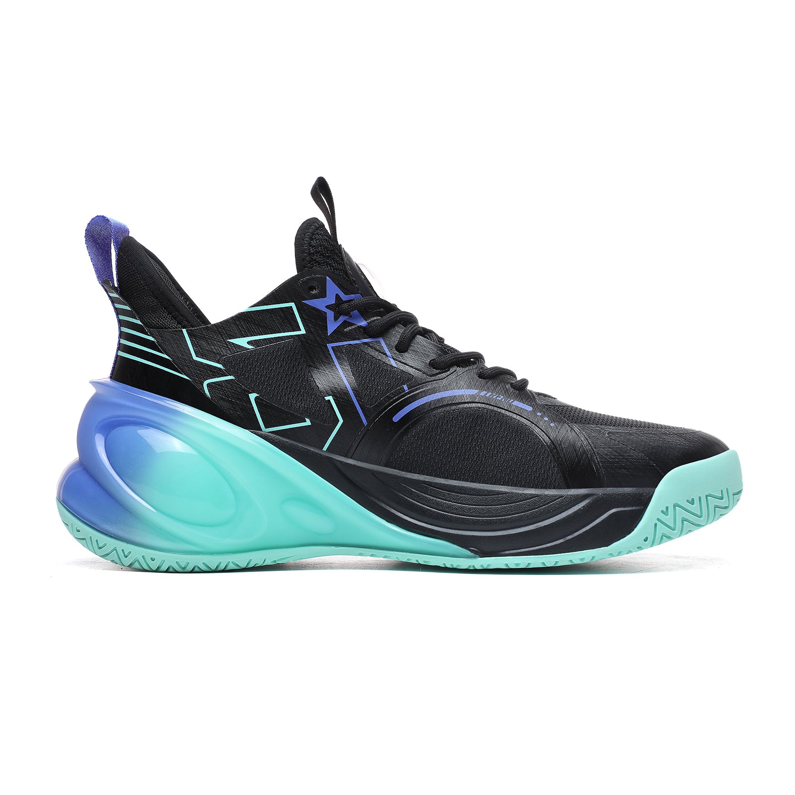 Hochleistungs-Basketballschuhe für Herren – Nahtlose Strick-Court-Sneaker | A500 