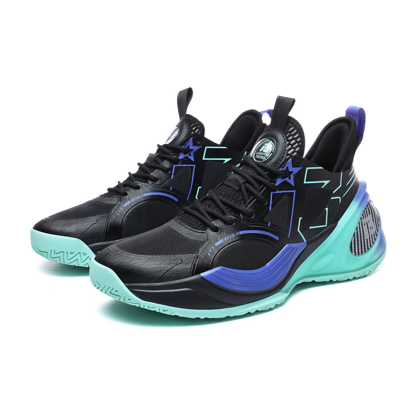 Hochleistungs-Basketballschuhe für Herren – Nahtlose Strick-Court-Sneaker | A500 