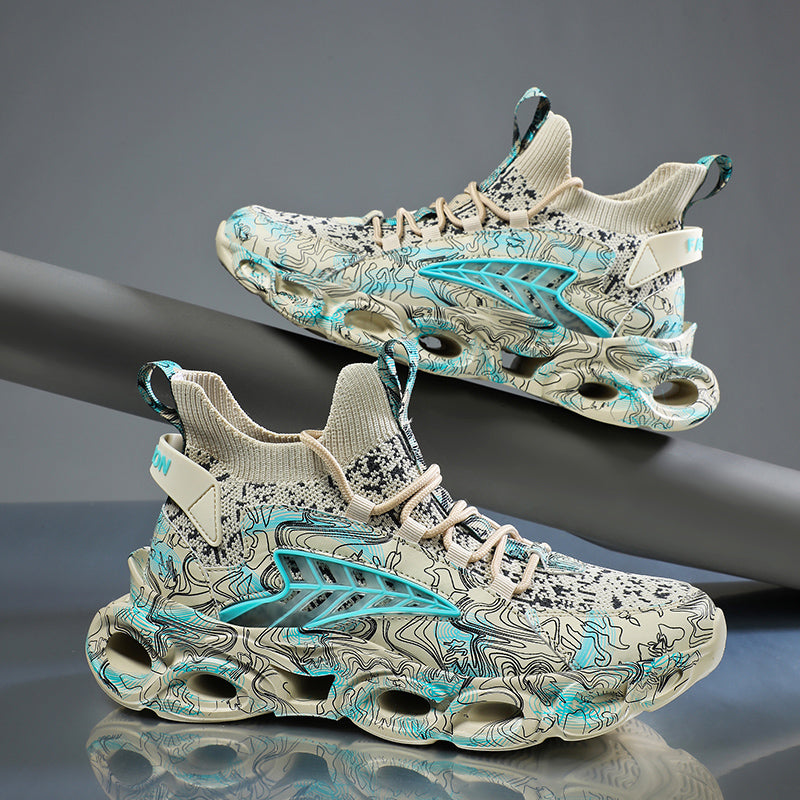 Herren Flyknit Sports AIRMAX Schuhe Atmungsaktive Blade Laufschuhe mit trendigem Mesh-Design | 2188