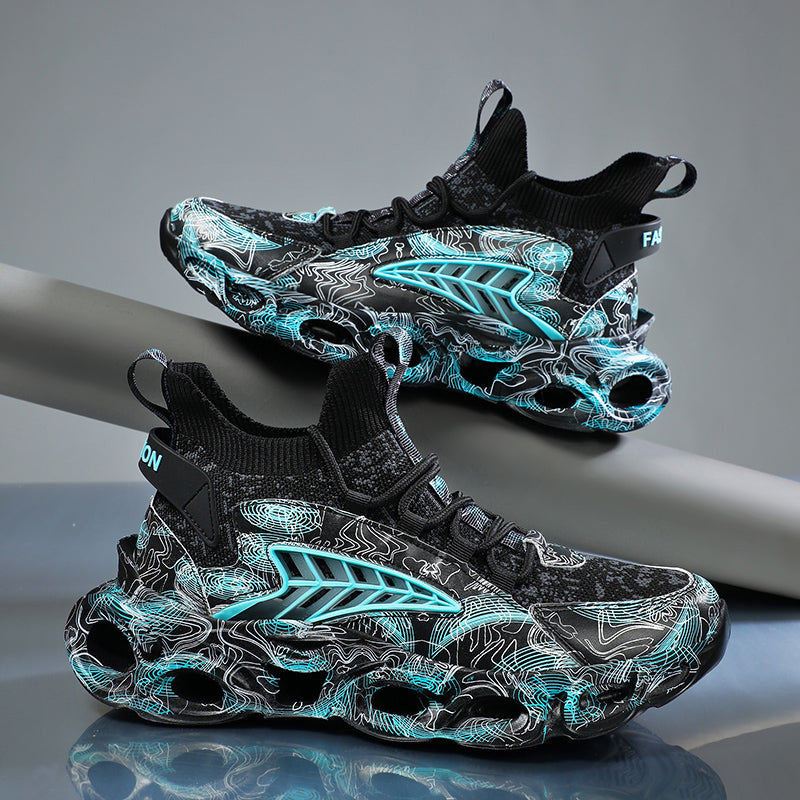 Herren Flyknit Sports AIRMAX Schuhe Atmungsaktive Blade Laufschuhe mit trendigem Mesh-Design | 2188