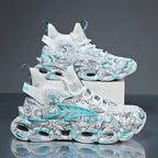 Herren Flyknit Sports AIRMAX Schuhe Atmungsaktive Blade Laufschuhe mit trendigem Mesh-Design | 2188