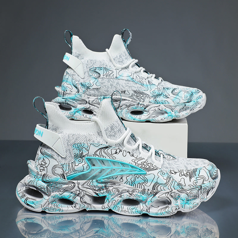 Herren Flyknit Sports AIRMAX Schuhe Atmungsaktive Blade Laufschuhe mit trendigem Mesh-Design | 2188