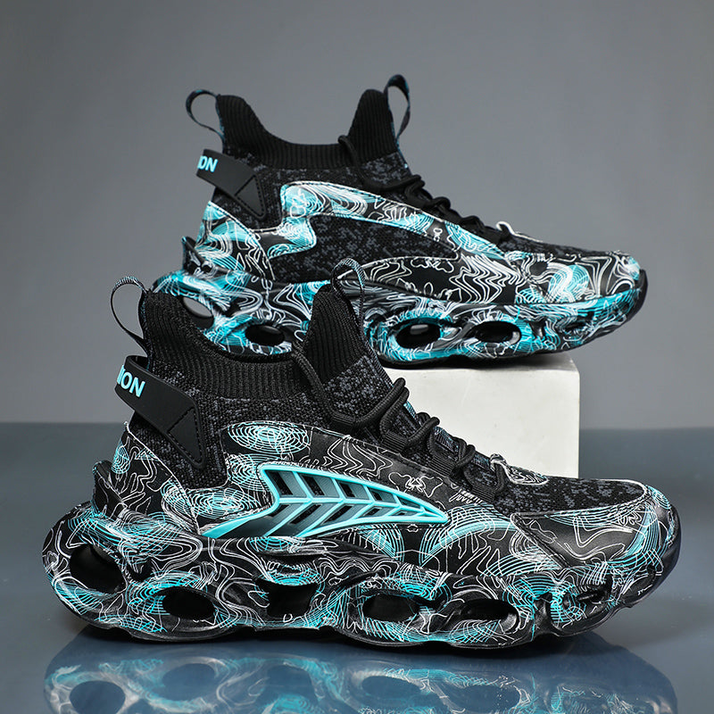 Herren Flyknit Sports AIRMAX Schuhe Atmungsaktive Blade Laufschuhe mit trendigem Mesh-Design | 2188