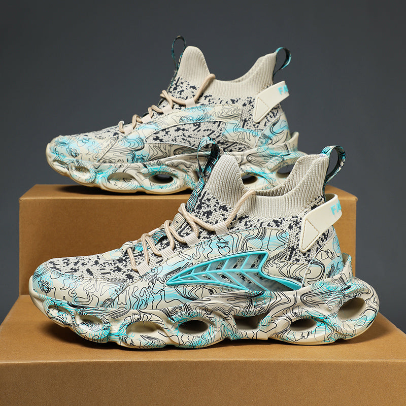 Herren Flyknit Sports AIRMAX Schuhe Atmungsaktive Blade Laufschuhe mit trendigem Mesh-Design | 2188