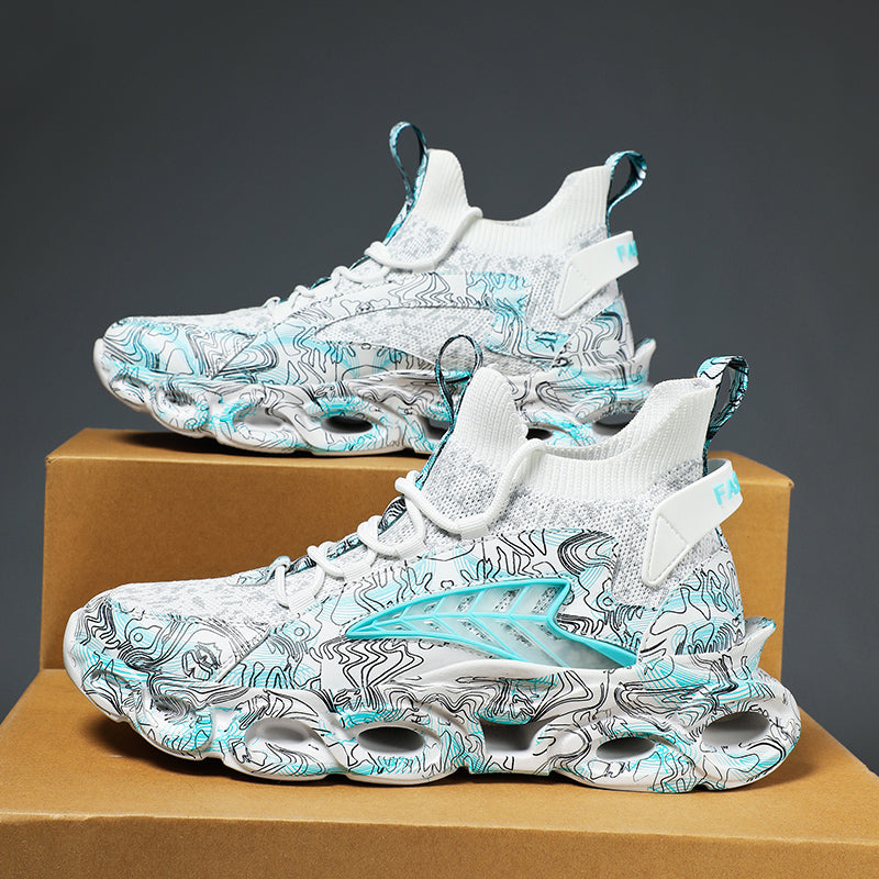 Herren Flyknit Sports AIRMAX Schuhe Atmungsaktive Blade Laufschuhe mit trendigem Mesh-Design | 2188