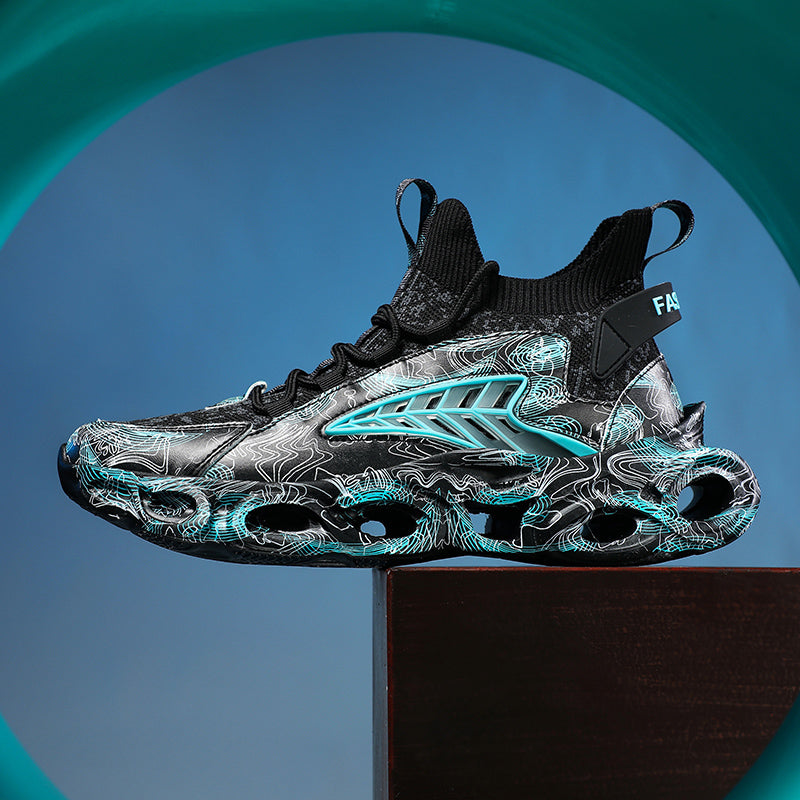 Herren Flyknit Sports AIRMAX Schuhe Atmungsaktive Blade Laufschuhe mit trendigem Mesh-Design | 2188