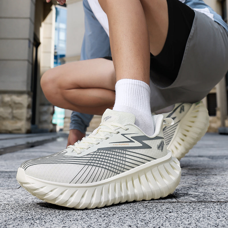 Atmungsaktive Unisex-Laufschuhe – Leichte Flyknit-Sneaker | A526 