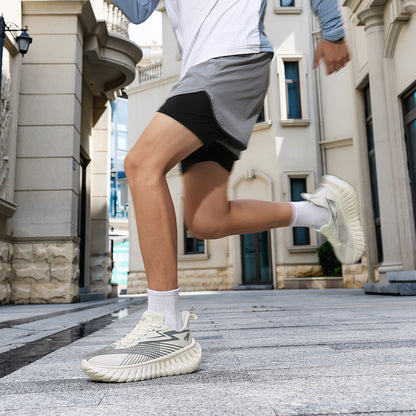 Atmungsaktive Unisex-Laufschuhe – Leichte Flyknit-Sneaker | A526 