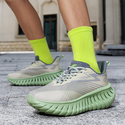 Atmungsaktive Unisex-Laufschuhe – Leichte Flyknit-Sneaker | A526 