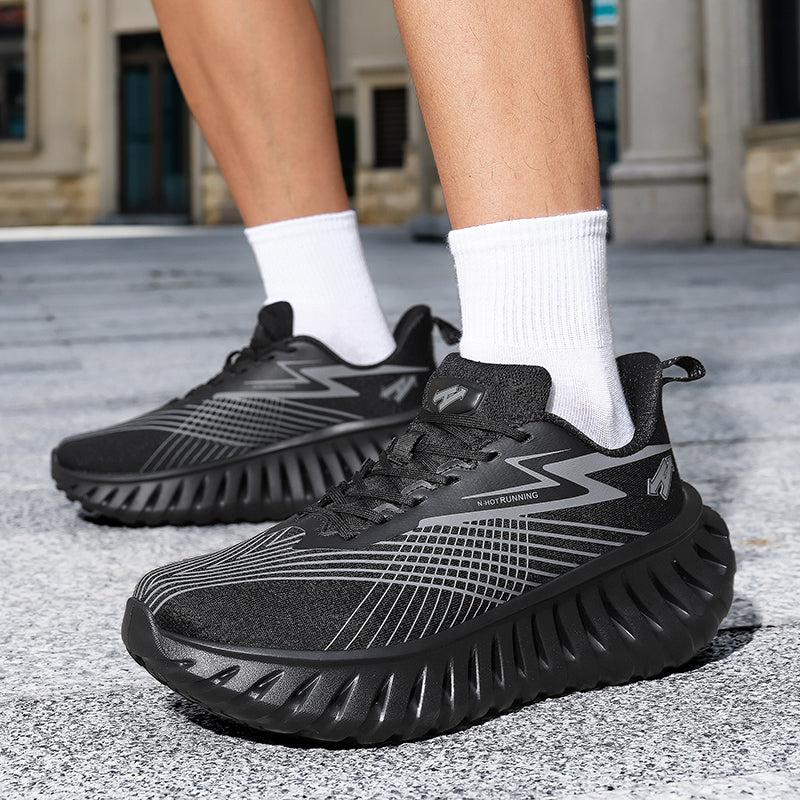 Atmungsaktive Unisex-Laufschuhe – Leichte Flyknit-Sneaker | A526 