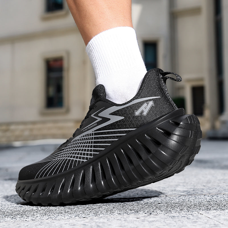 Atmungsaktive Unisex-Laufschuhe – Leichte Flyknit-Sneaker | A526 