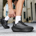 Atmungsaktive Unisex-Laufschuhe – Leichte Flyknit-Sneaker | A526 