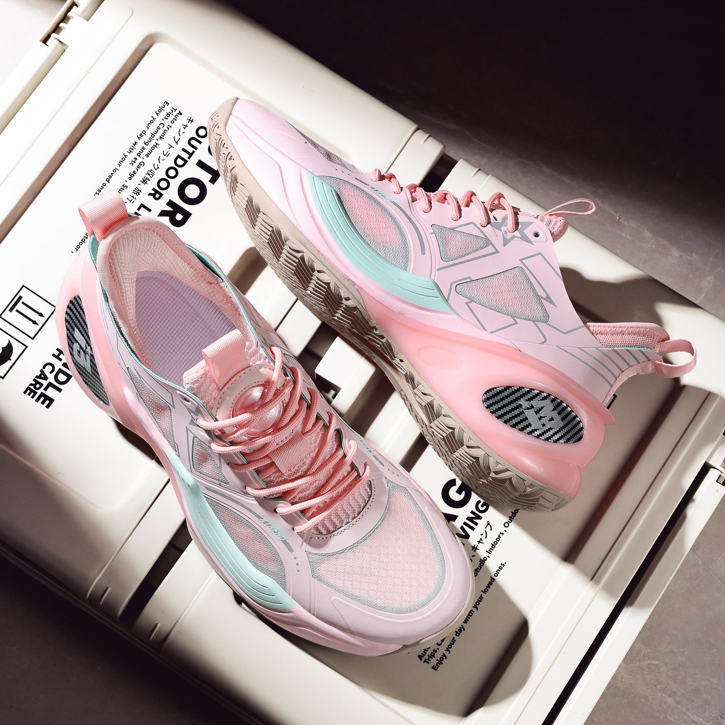 Hochleistungs-Basketballschuhe für Herren – Nahtlose Strick-Court-Sneaker | A500 