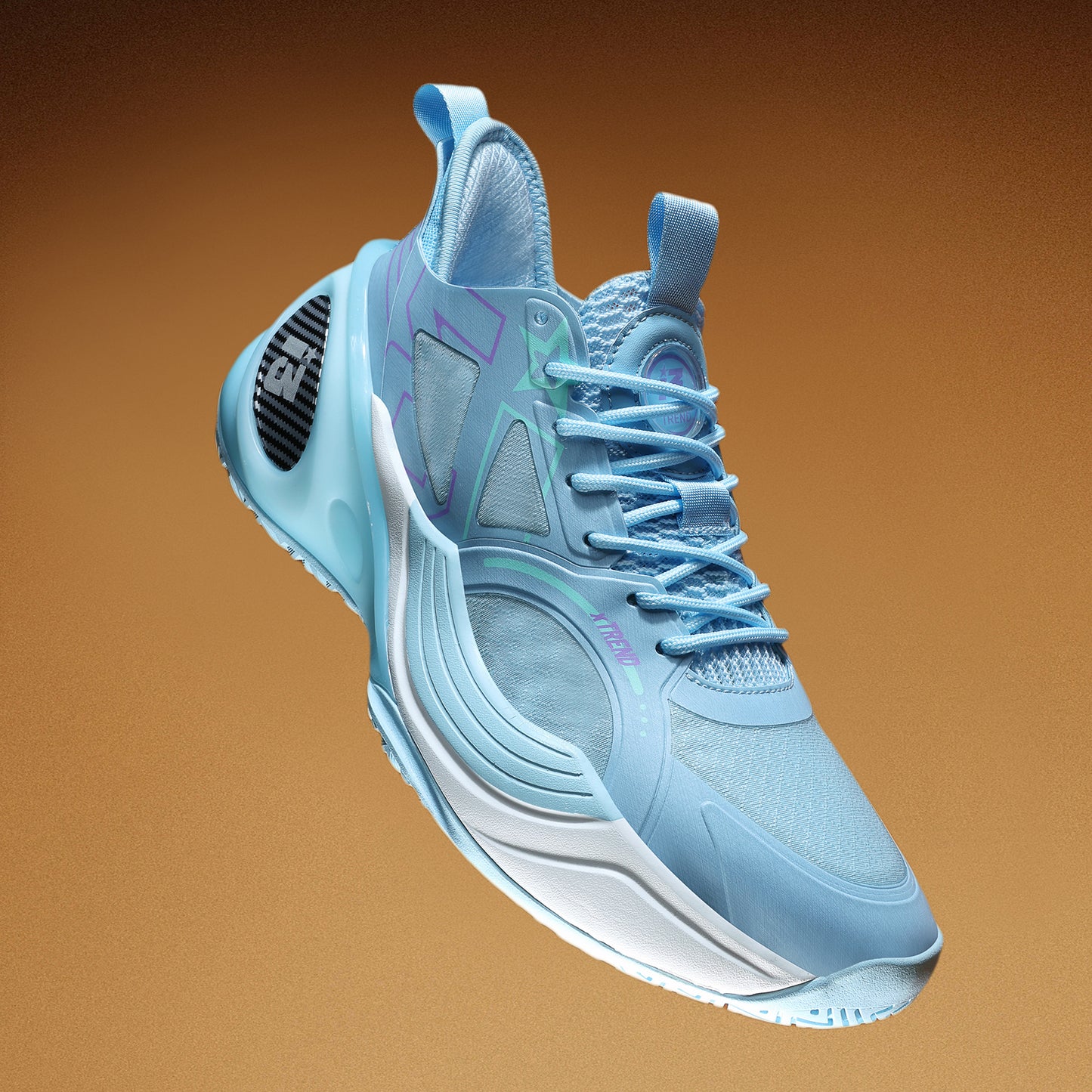 Hochleistungs-Basketballschuhe für Herren – Nahtlose Strick-Court-Sneaker | A500 