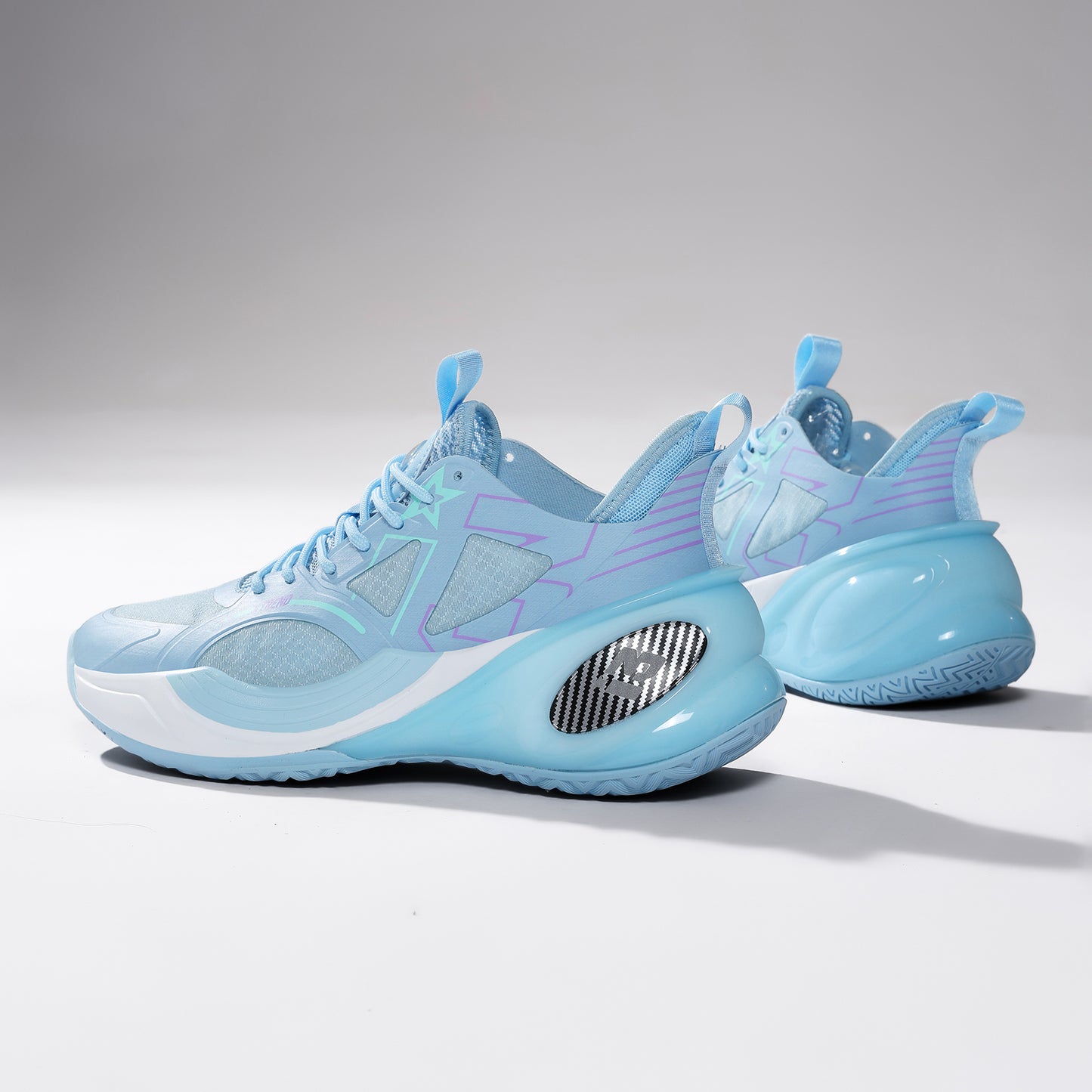 Hochleistungs-Basketballschuhe für Herren – Nahtlose Strick-Court-Sneaker | A500 