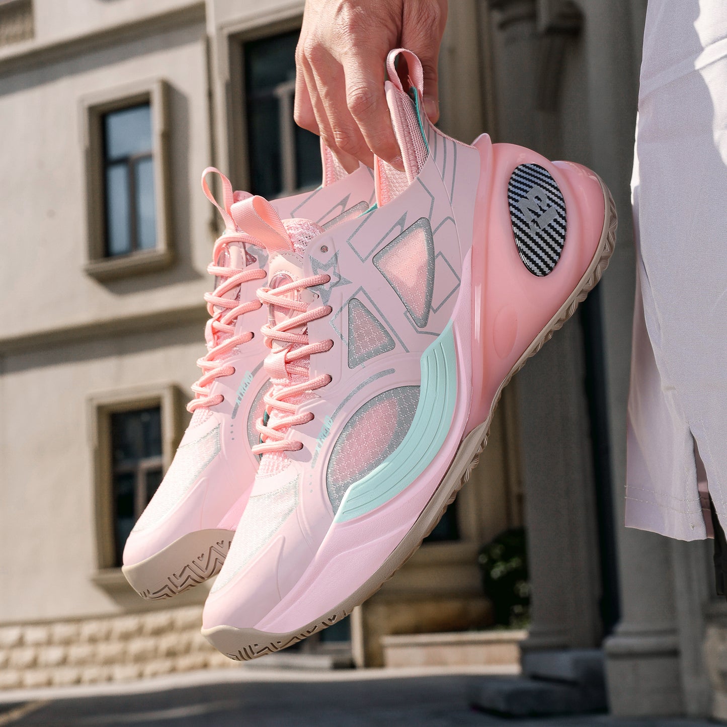 Hochleistungs-Basketballschuhe für Herren – Nahtlose Strick-Court-Sneaker | A500 