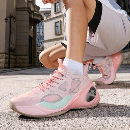 Hochleistungs-Basketballschuhe für Herren – Nahtlose Strick-Court-Sneaker | A500 