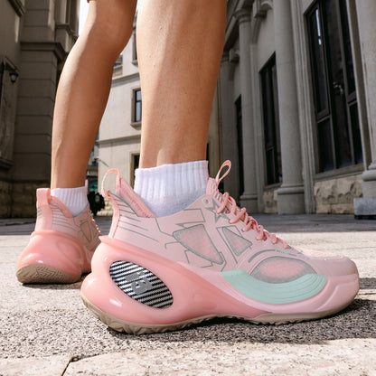 Hochleistungs-Basketballschuhe für Herren – Nahtlose Strick-Court-Sneaker | A500 