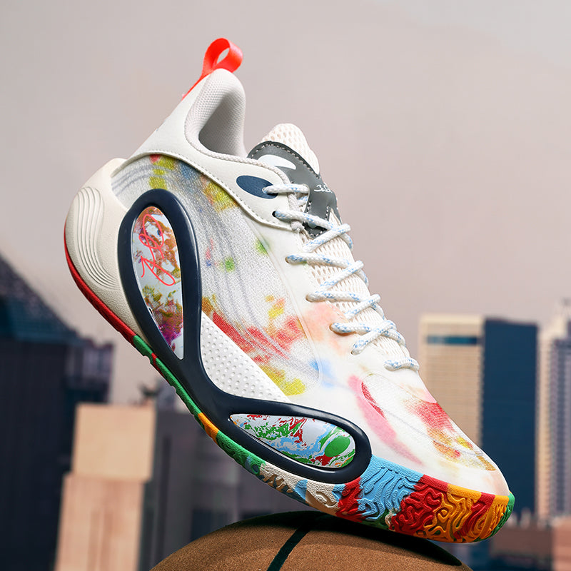 Basketball-Sneaker mit hohem Grip für Herren – Straßensportschuhe für Jugendliche mit strapazierfähiger Gummisohle | 8506 