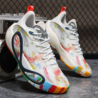 Basketball-Sneaker mit hohem Grip für Herren – Straßensportschuhe für Jugendliche mit strapazierfähiger Gummisohle | 8506 