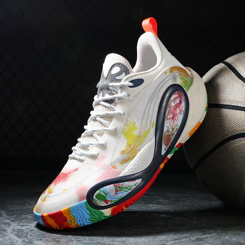 Basketball-Sneaker mit hohem Grip für Herren – Straßensportschuhe für Jugendliche mit strapazierfähiger Gummisohle | 8506 